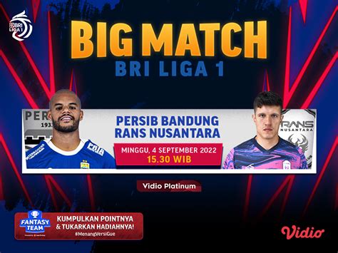 persib vs rans live